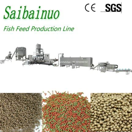 Linia do produkcji żywności dla ryb