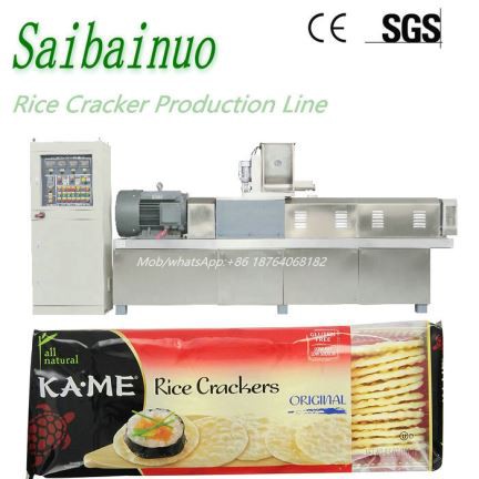 Linia do przetwarzania krakersów ryżowych